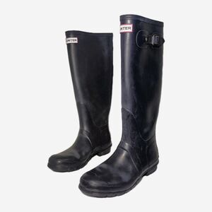 Hunter Original Tall Women's Rain Boots W9 Navy Blue HNTORGW W23499